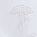 Women Embroidered Side-Tie Bikini Bottom Beaded Jellyfish - Limited Collection WHITE swatch view